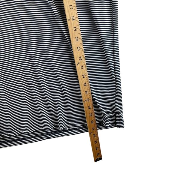 Michael Rouen Blue/White Striped Polo Performance Golf Shirt SZ 2XL NWT - Picture 4 of 7